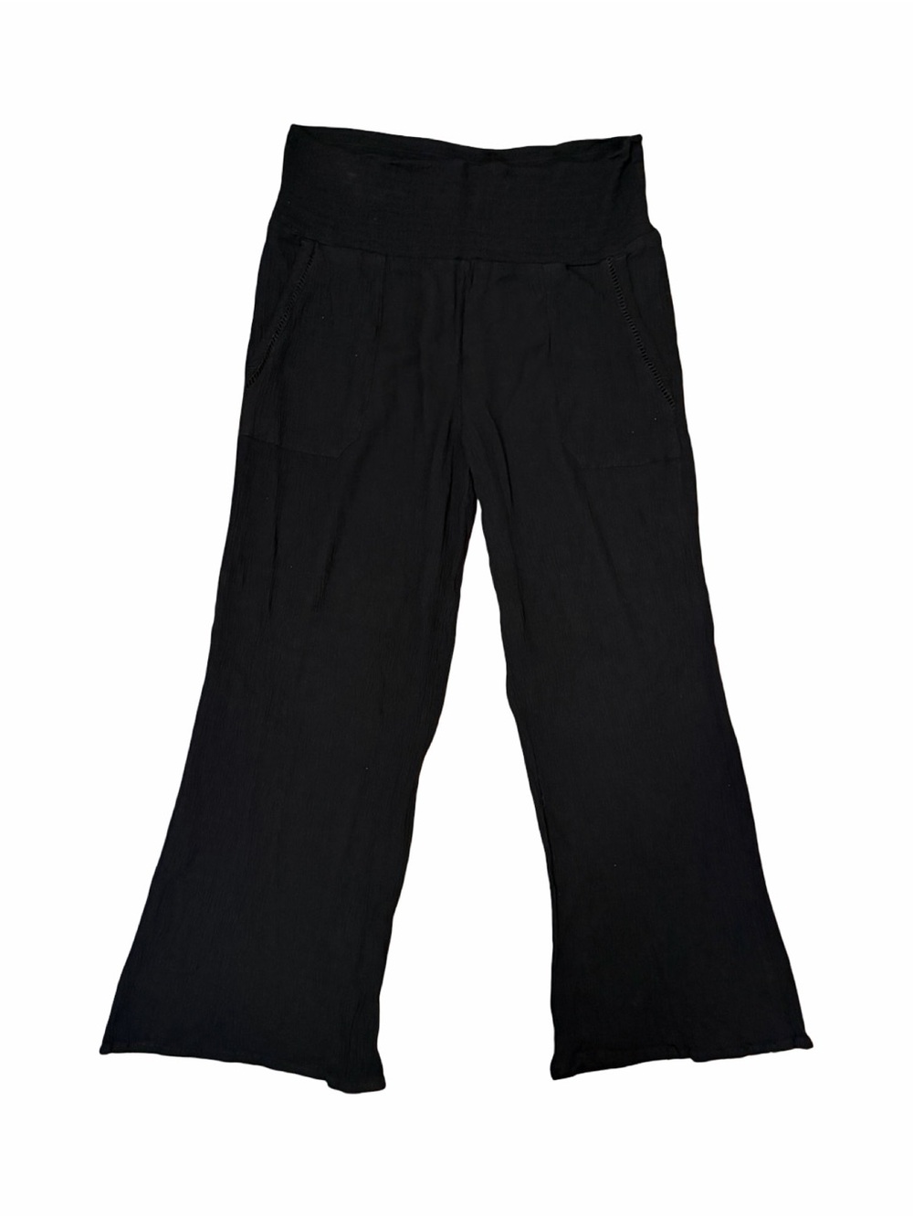 Three Dots Black Wide Leg Pants
